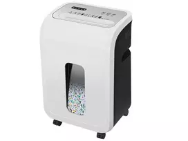 Biuro dokumentų smulkintuvas TRACER TRANIS47633 Baltas — kryžminis pjovimas 4x12 mm, 14 lapų talpa, 20 L krepšelis