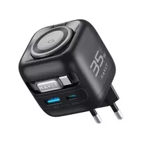 GaN kelioninis įkroviklis Havit UC250 A-EU 20V 1xUSB-C 0,7m juodas