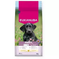 Sausas šunų ėdalas EUKANUBA Puppy Large Chicken 15 kg – šuniukams