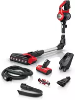 Bosch BBS711ANM belaidis dulkių siurblys / elektrinis šepetys, baterija, be maišelio, 0,3 l, juoda, raudona, nerūdijantis plienas