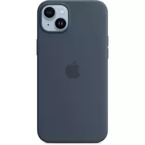 Silicone dėklas Apple iPhone 14 Plus MagSafe Storm Blue