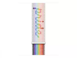 Apple MGXU4ZM/A Pride Edition Sport Loop – įvairiaspalvis nailoninis dirželis išmaniesiems laikrodžiams