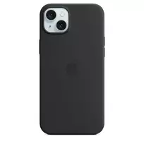 Apple Silicone Case su MagSafe iPhone 15 Plus juoda