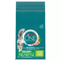 Sausas kačių ėdalas Purina Nestlé PURINA ONE Indoor Formula Kalakutiena 9,75 kg, suaugusioms kambarinėms katėms, 36% baltymų, 13% riebalų
