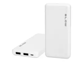 Nešiojamas įkroviklis BLOW PB10A 10000 mAh (37 Wh), 2x USB-A, 22,5 W, Micro-USB