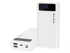 Nešiojamas power bank BLOW PB20E 20000mAh QC+PD 20W su USB-C, 2×USB-A, Lightning įėjimu, polimerine baterija