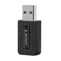 Gembird AC1300 USB Wi-Fi adapteris, dviejų juostų, 867Mbit/s, USB 3.0, juodas