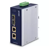 PLANET IGUP-2205AT Pramoninis Gigabitinio Etherneto keitiklis 2x100/1000X SFP į 2x10/100/1000T 802.3bt PoE++