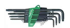 L formos Torx raktų rinkinys Wiha 24312 (T5–T50, 13 vnt.)