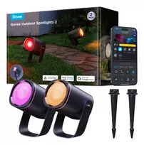 Govee H7093 RGBICWW lauko prožektorius 750 lm Wi‑Fi 2,4 GHz, RGB + šilta balta