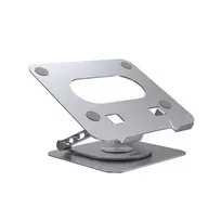 Nešiojamojo kompiuterio stovas UNITEK OT180SL01 aliuminis, tinka 25,4–40,6 cm (10–16 colių) ekranams, 360° sukimas, 0–180° polinkis