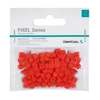 Universalių guminių detalių rinkinys DeepCool PIXEL R-PIXEL-RD100-G-1 — 100 vnt., 9,8 g, raudonos spalvos