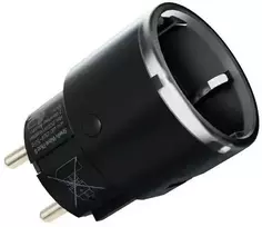 Shelly Wave Plug S Z-Wave 800 juodas — išmanusis kištukinis lizdas