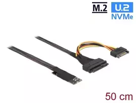 DeLOCK M.2 Key M į U.2 SFF-8639 NVMe adapteris su 50 cm kabeliu