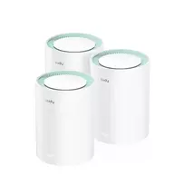 Cudy M1300 3 vnt. rinkinys belaidis tinklo Wi-Fi 5 (802.11ac) dvejų juostų (2,4 GHz / 5 GHz) balta