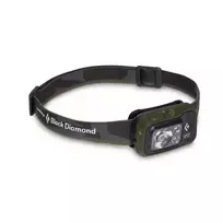 Kaktinė lemputė Black Diamond Spot 400 — 400 lm, LED, IPX8 vandeniui atspari, AAA baterijos, spindulys 12–100 m, juoda