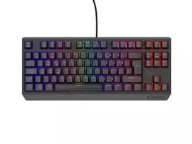 Mechaninė žaidimų klaviatūra genesis Thor 230 TKL Hot-Swap – kompaktiškas išdėstymas be skaičių bloko