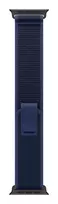 Apple 49 mm mėlynas Trail Loop dirželis - S/m - juodo titano apdaila