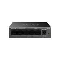 Mercusys MS105GS – stalinis jungiklis, 5 Gigabit prievadai, juodas