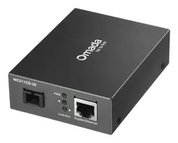TP-Link Omada MC211CS-20 tinklo medijos keitiklis 1000Mbit/s 1310 nm Vienmodis Juodas