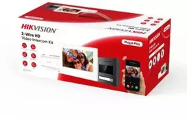 Vaizdo domofono rinkinys Hikvision DS-KIS704EY
