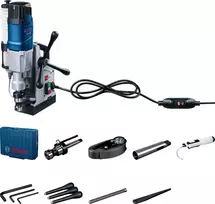 Bosch GBM 50-2 tiesinis gręžtuvas, 510 RPM, 14.7 kg, juoda, mėlyna, nerūdijantis plienas