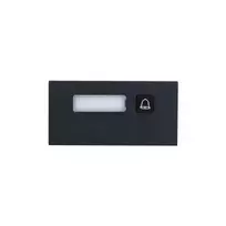 Iškvietimo mygtukų modulis DAHUA VTO4202FB-MB1 — juodas, 1000 × 49,9 × 30,5 mm