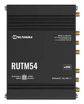 Belaidis maršrutizatorius Teltonika RUTM54 Gigabit Ethernet dviejų juostų 5G juodas