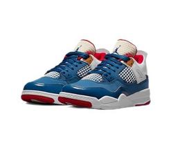 Air Jordan 4 Retro Low Netvarkingas kambarys GS DR6953-400 EU 29.5 mėlyna