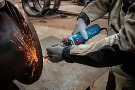 Bosch GGS 30 LS Tiesusis šlifuoklis plokščiam šlifavimui 33000 aps./min. Juoda, Mėlyna 750 W