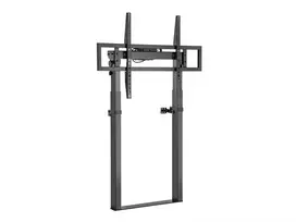 Equip 55-100 colių fiksuotas motorizuotas sieninis laikiklis televizoriui, 139,7 cm (55 col.), 2,54 m (100 col.), 200 x 200 mm, 800 x 600 mm, aliuminis, plastikas, nerūdijantis plienas, juodas
