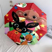 1 PC Automatic Folding Umbrella -Bing Bunny Pattern, Portable & Foldable Design with 8 Ribs, Christmas Birthday Gifts įvairiaspalvis