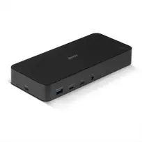 Lindy DST-Pro Universal belaidė stotelė nešiojamiesiems kompiuteriams, USB-C ir USB-A hibridinė, 4K HDMI, 2x4K (DP arba HDMI)