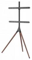 Grindinis trikojis stovas televizoriui Manhattan, 1 ekranas, 37-65 colių, VESA 200x200–600x400 mm, max 32 kg