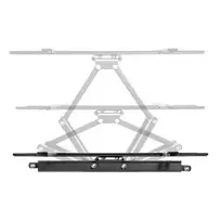 Manhattan Outdoor TV laikiklis pilno judesio, 37-65 colių, VESA 200x200-600x400 mm, atsparus oro sąlygoms, juodas