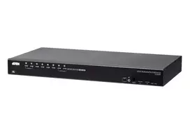 ATEN CS19208 8 prievadų USB 3.0 4K DisplayPort KVM jungiklis, 4096 x 2160 pikselių, 4K Ultra HD, 18.44 W, juodas