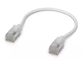 Tinklo jungiamasis laidas UBIQUITI UACC-Cable-Patch-EL-C6A 0,15 m Cat6a RJ-45 peršviečiamai baltas