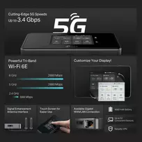 TP-Link M8550(EU) maršrutizatorius koriniam ryšiui, juodas
