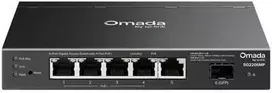 TP-Link SG2206MP L2 Gigabit Ethernet PoE 5 prievadų tinklo jungiklis (5x Gigabit, 1x SFP, PoE+ 4 prievadai, 63W biudžetas)