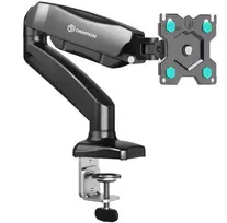 ONKRON G80-B Sukamas ir pasukamas stalinis laikiklis monitoriui 13‘-32’, max. 8 kg, su sukimu, juodas