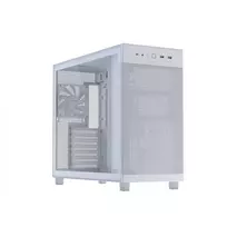 Korpusas ASUS PRIME AP303 TG White – ATX/Micro-ATX/Mini-ITX, grūdintas stiklas, USB-C, 360 mm GPU palaikymas