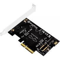 SilverStone SST-ECM20 M.2 SATA duomenų saugyklos valdiklio plokštė, 2x M.2 vidinės jungtys, 32Gbit/s