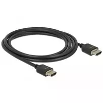 HDMI kabelis DeLOCK 85294 2 m, A tipo kištukas – A tipo kištukas, juodas