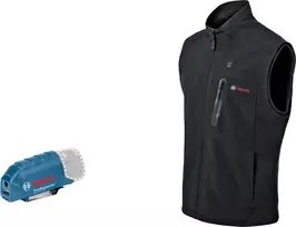 Bosch GHV 12+18V XA Professional šildoma liemenė, dydis S, juoda