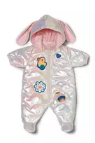 Žieminis kombinezonas lėlei Peterkin BABY born Winter Suit Cream, 43 cm, sulankstomas, nuo 3 metų