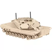 Konstruktorius Cobi Abrams M1A2 — 174 detalės, rekomenduojamas amžius 6+, smėlio spalvos