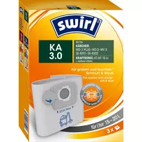 Dulkių siurblio maišeliai šlapiam ir sausam valymui MELITTA MELI Swirl KÄ 3 224074, 3 vnt.