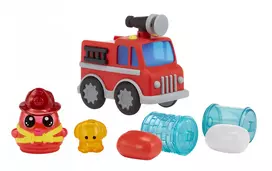 MGA Entertainment DohKins Gaisrinis automobilis ir ugniagesys – modelino rinkinys, įvairiaspalvis, vaikams nuo 3 metų