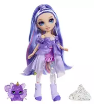 Rainbow High Rainbow Shimmers su gleivėmis mados lėlė - Violet (violetinė)