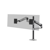 Ergotron LX Series LX dviguba laikiklio ranka su aukštu stulpu 101,6 cm aliumininis spaustuvas 20 kg